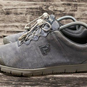 Propet W3218‎ Travel Walker Gray Suede Drawstring Womens Shoes Size 10 $60 B-8